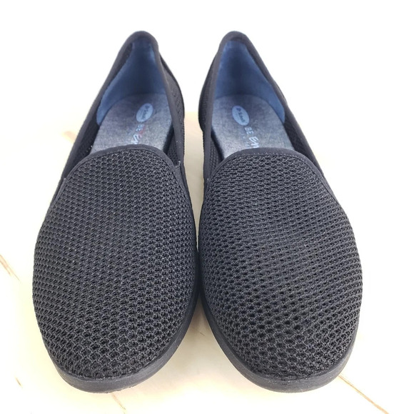 Dr. Scholls Wedge Slip On Shoes Sz 8 Dawn It Black Comfort Casual Comfy Career - Picture 4 of 8